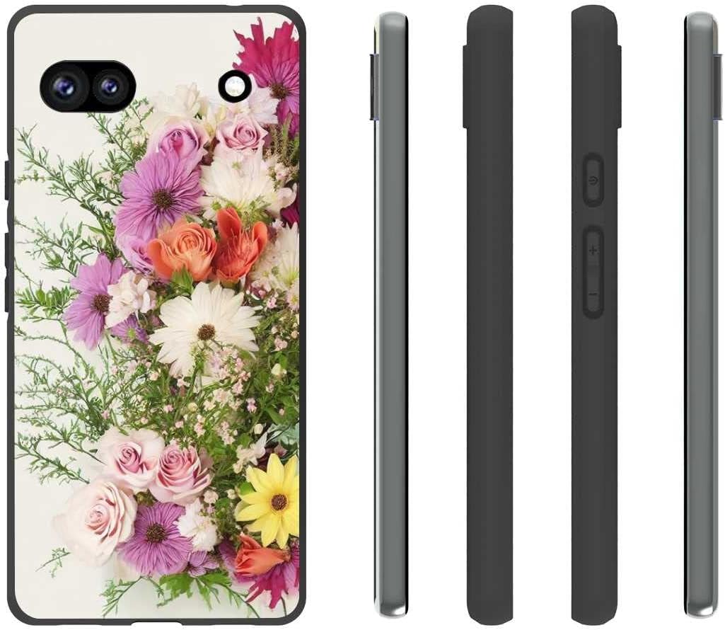 Funda protectora compatible con Google Pixel 6A, hermoso ramo floral botánico gráfico para Google Case hombres y mujeres, funda protectora elegante