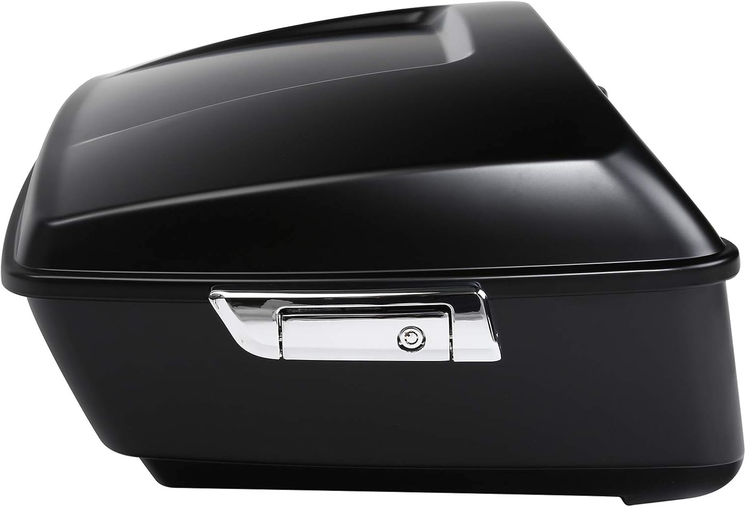 TCT-MOTORPARTS Paquete de cajuela King Tour Pack negro mate con cierres para Harley Touring Road King, Road Glide, Street Glide, Electra Glide