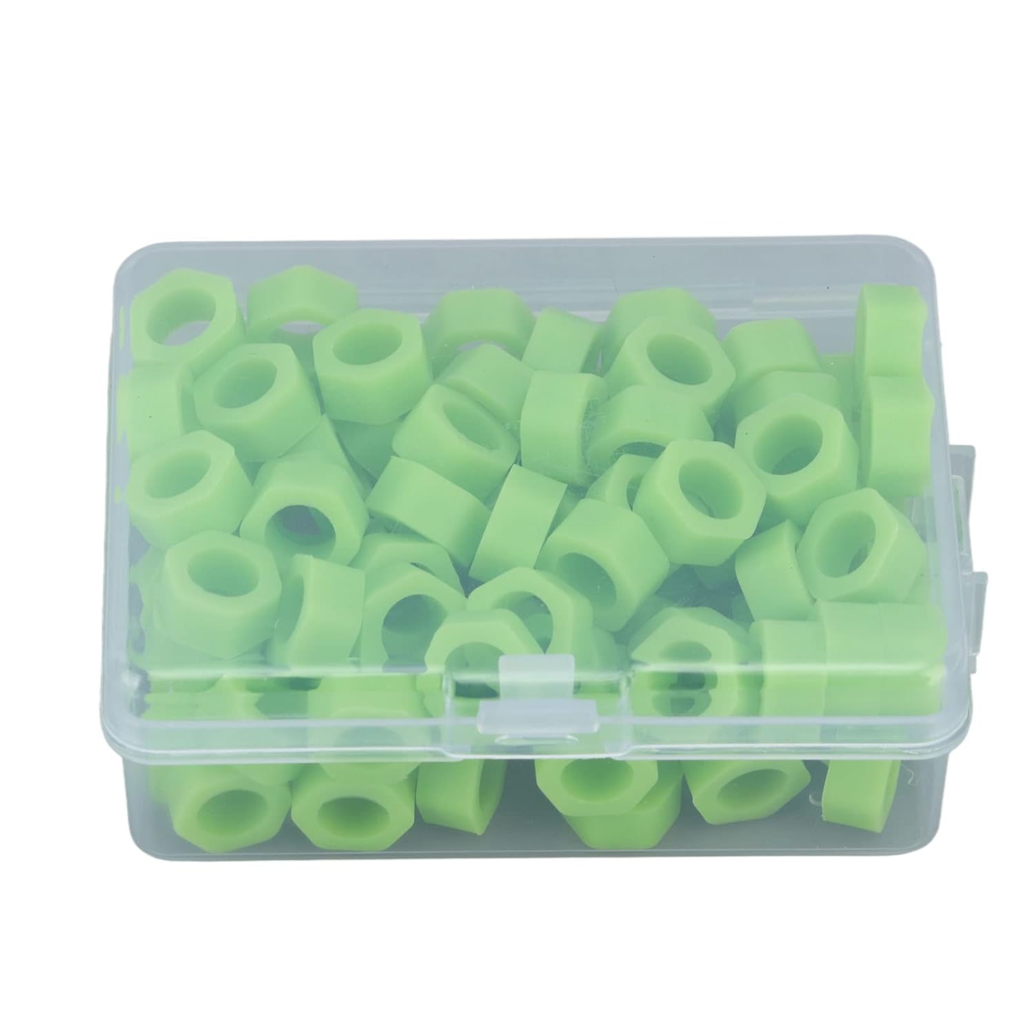 100pcs Código Dental Anillos Silicona Código de Color Instrumento Anillos para Instrumentos Identificación (Verde)