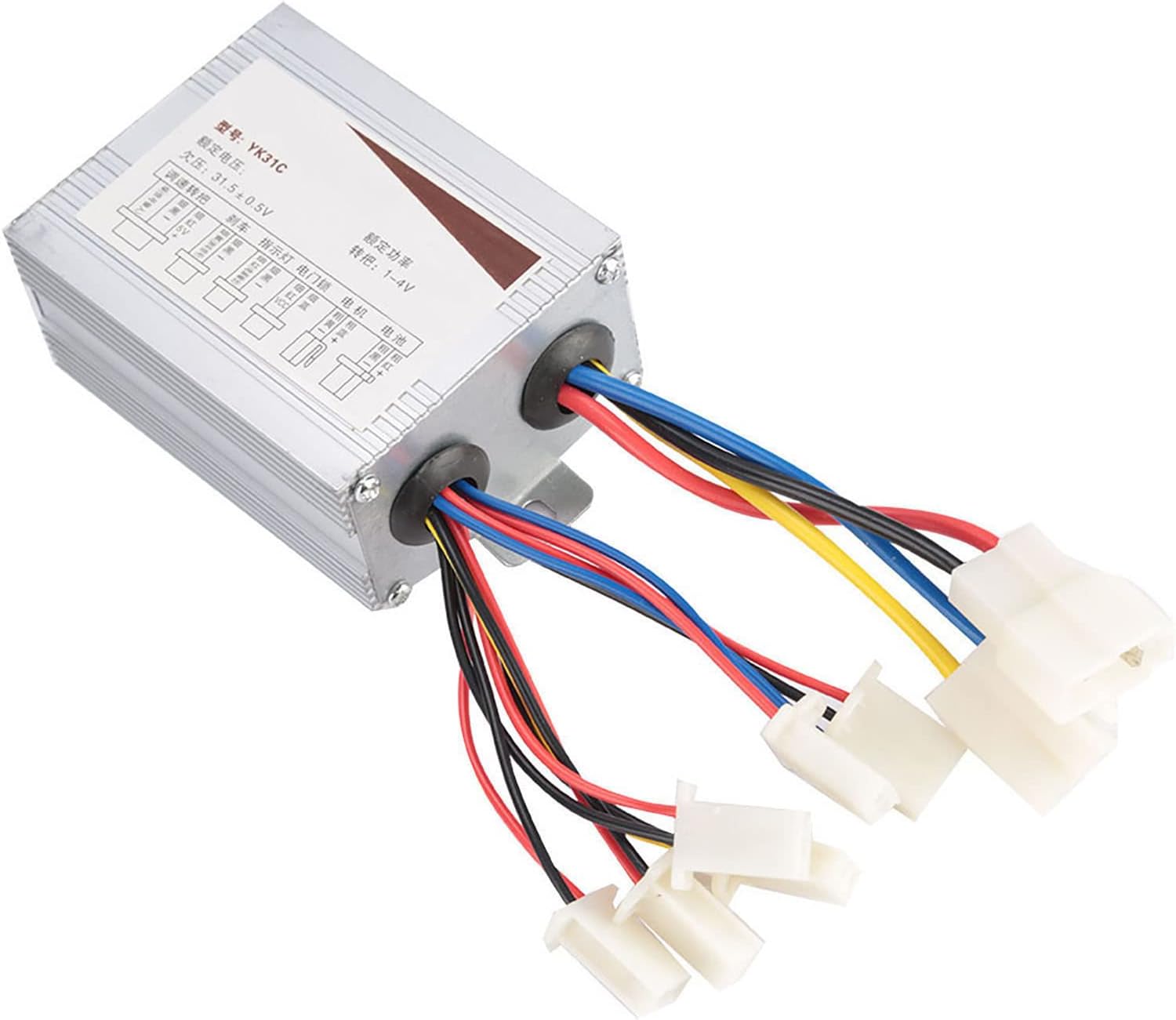 Fydun Motor de 500 W, agarre del acelerador para vbestlife eléctrico cepillado dc controlador de velocidad controlador de bicicleta scooter triciclo