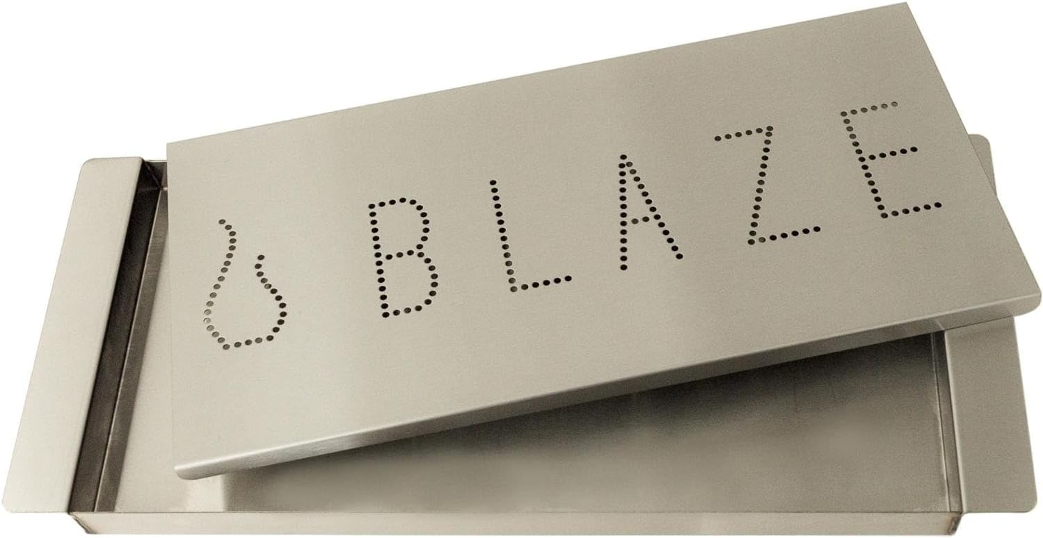 Blaze – Caja de ahumador de acero inoxidable extra grande – BLZ-XL-SMBX