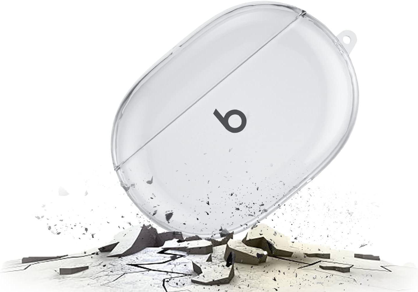 LiZHi Compatible con Beats Studio Buds + funda transparente, funda protectora diseñada de TPU suave transparente a prueba de golpes, accesorios