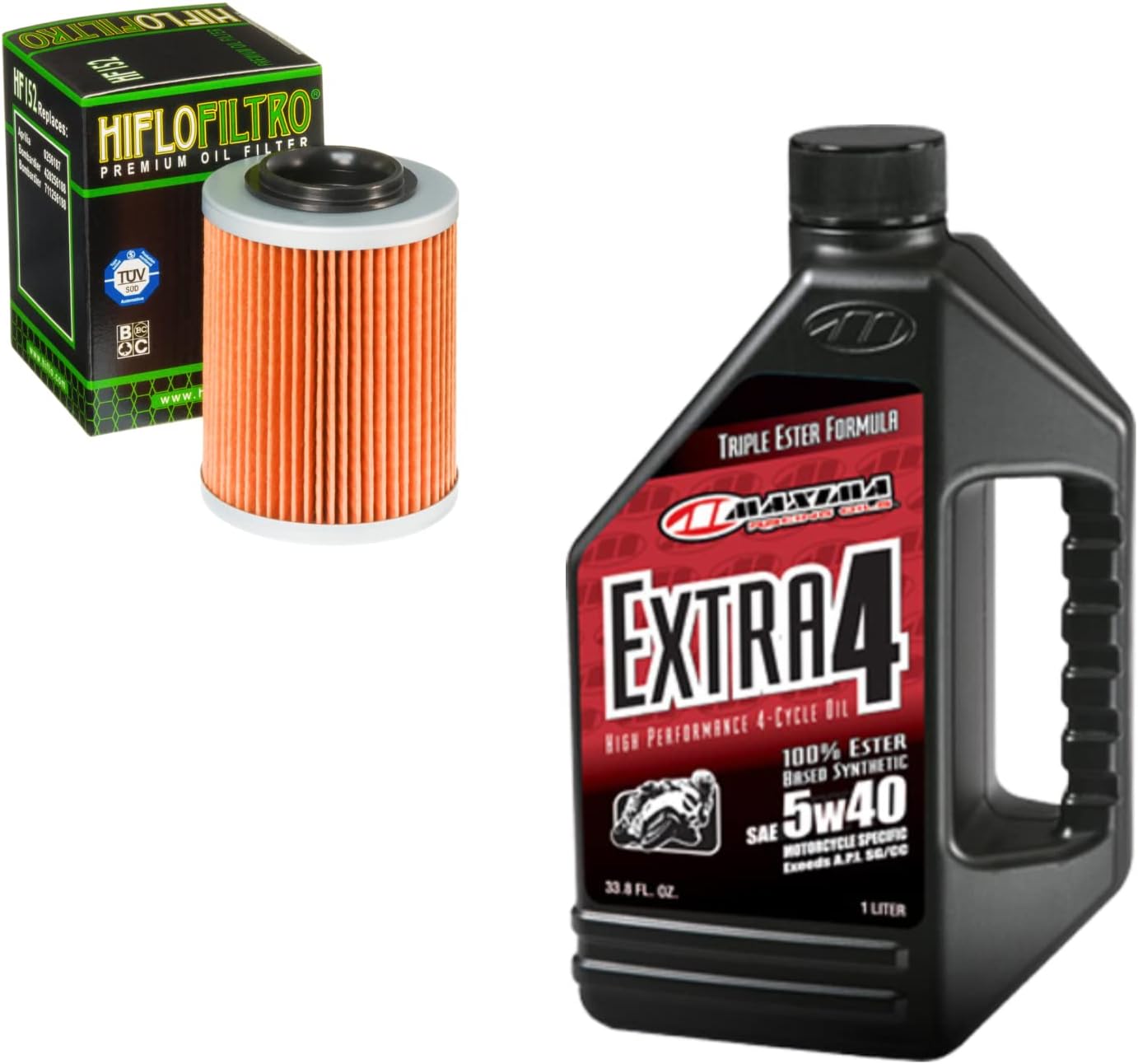 Oil Change Kit For Can-Am 2012 Outlander 400 XT IRS Synthetic 5W-40