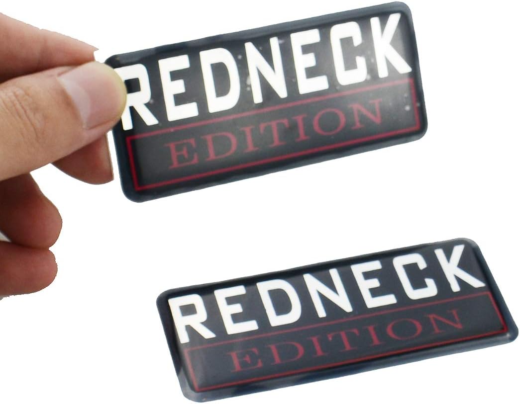 2 calcomanías de repuesto para Chevy Silverado Serie F, calcomanías universales para Chevy Silverado Serie F, calcomanías universales (cromo rojo