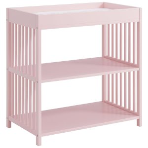 Oxford Baby Essentials – Cambiador con husillos redondos, color rosa Oxford Baby Essentials – Cambiador con husillos redondos, color rosa