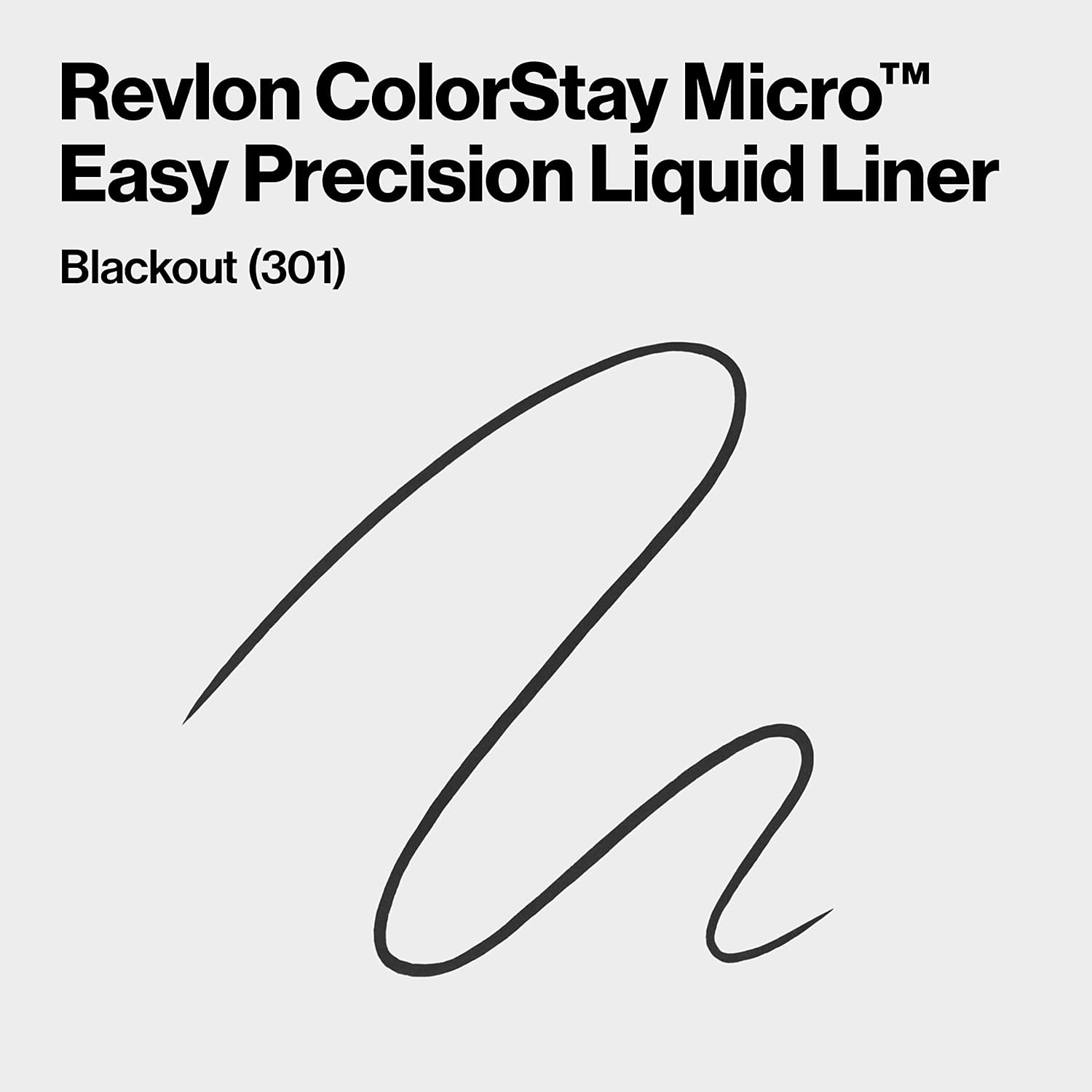 REVLON ColorStay – Delineador de ojos líquido Micro Easy Precision, impermeable, a prueba de manchas, de larga duración con punta de micro fieltro,