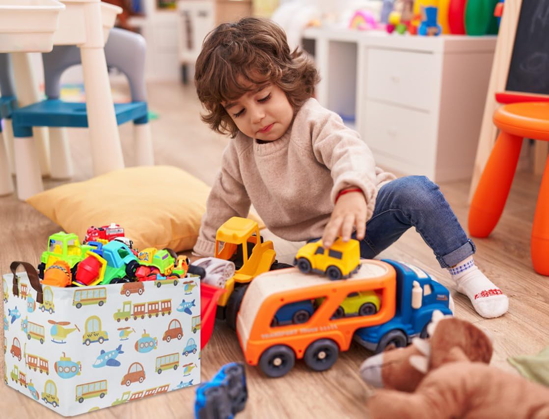 HIYAGON Cesta de almacenamiento para niños y bebés, cesta de regalo, cesta de almacenamiento vacía linda, cajas organizadoras, cestas de juguetes