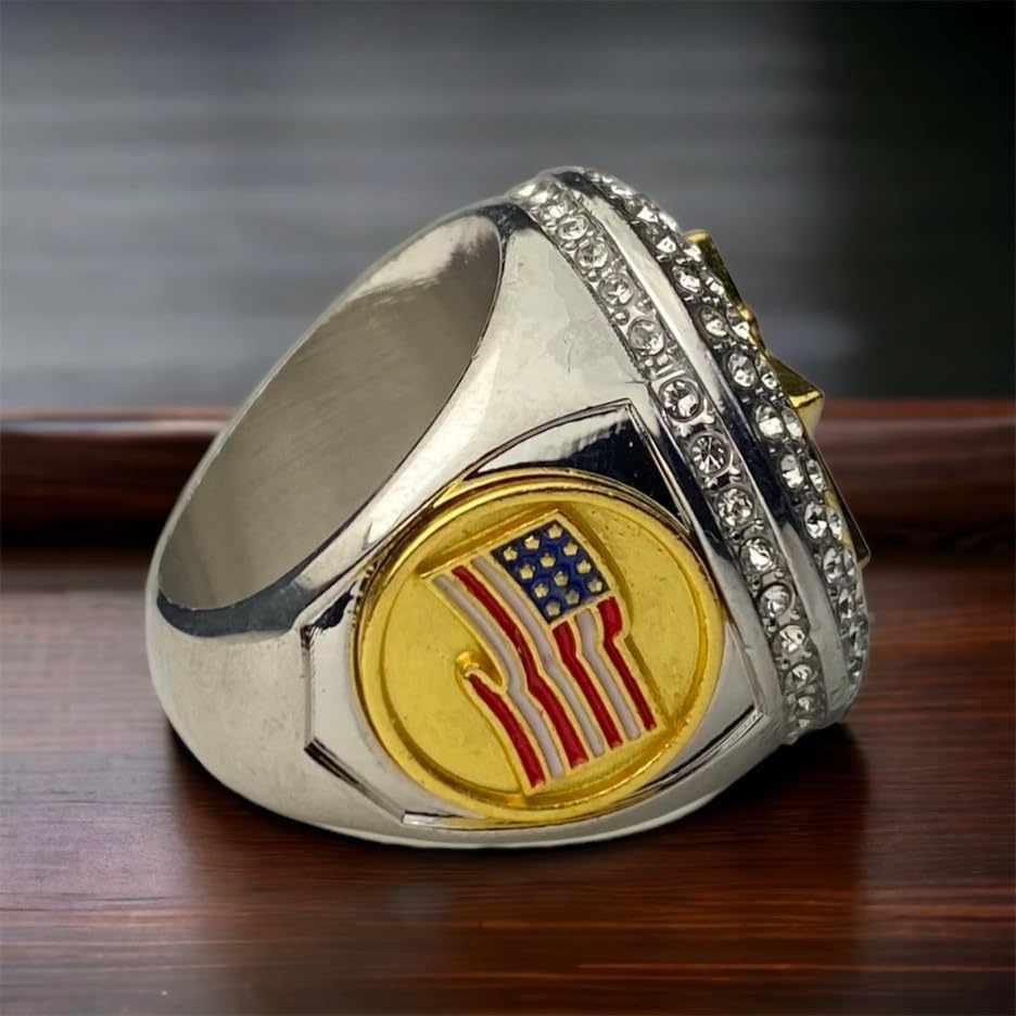 Regalo del premio del anillo del trofeo del campeonato de cabra para el ganador del torneo o campeón de la liga más grande de todos los tiempos