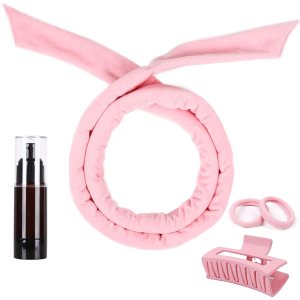 Rizador de pelo sin calor para cabello largo sin calor, diadema para rizar durante la noche, rizos sin calor, rizador de pelo para dormir, incluye Rizador de pelo sin calor para cabello largo sin calor, diadema para rizar durante la noche, rizos sin calor, rizador de pelo para dormir, incluye