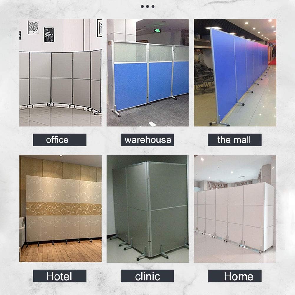 Soporte para pantalla de privacidad, soporte para pies, aleación de aluminio, moderno, estable, divisor de habitación, soporte de pantalla de