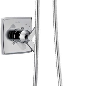 Delta Faucet Ashlyn serie 17 – Kit de ducha de 2 funciones con 2 vueltas, 2 en 1, cabezal de ducha de mano con manguera, T17264-I Delta Faucet Ashlyn serie 17 – Kit de ducha de 2 funciones con 2 vueltas, 2 en 1, cabezal de ducha de mano con manguera, T17264-I