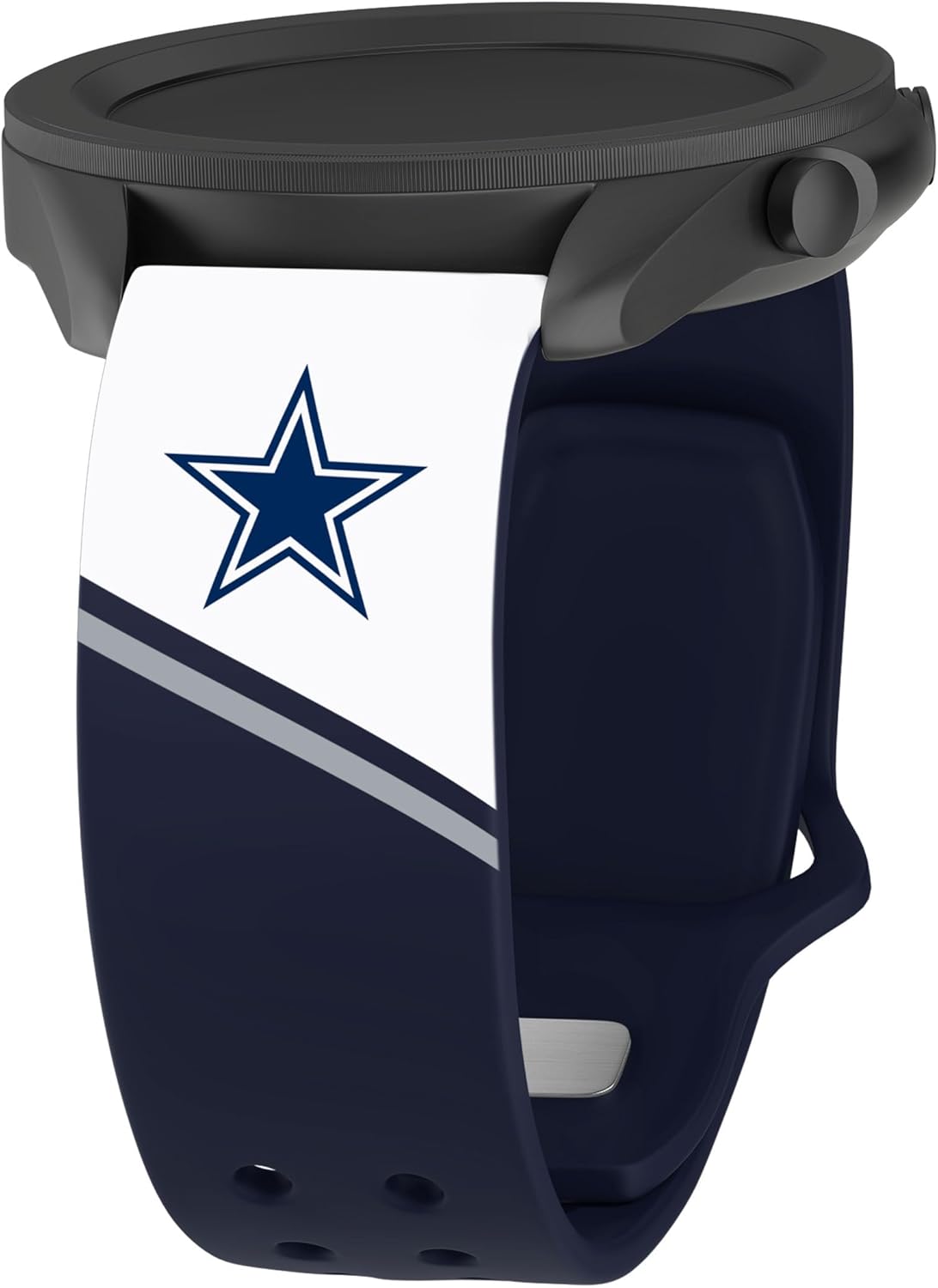 Game Time Dallas Cowboys HD Champion Series – Correa de reloj compatible con Samsung Galaxy Watch