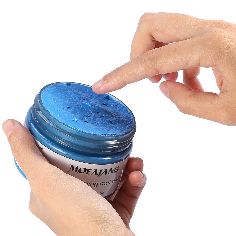 Cera para colorear el cabello, 4.23 oz DIY cera para el cabello, peinado, modelado, crema para colorear el cabello, para hombres y mujeres, citas,
