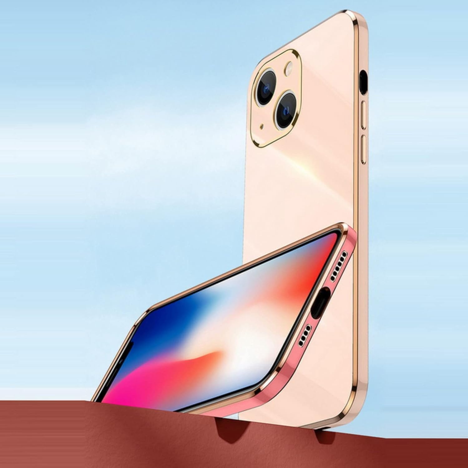 OLOBBIRD Funda de teléfono clásica recta suave y simple para Xiaomi Mi Poco X5 X4 X3 Pro GT NFC, cubierta trasera con soporte de anillo, carcasa