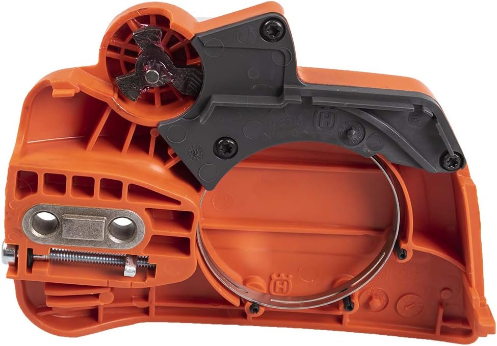 Husqvarna 525628901 Conjunto de freno de cadena de motosierra Pieza de fabricante de equipos originales (OEM) para Husqvarna Orange