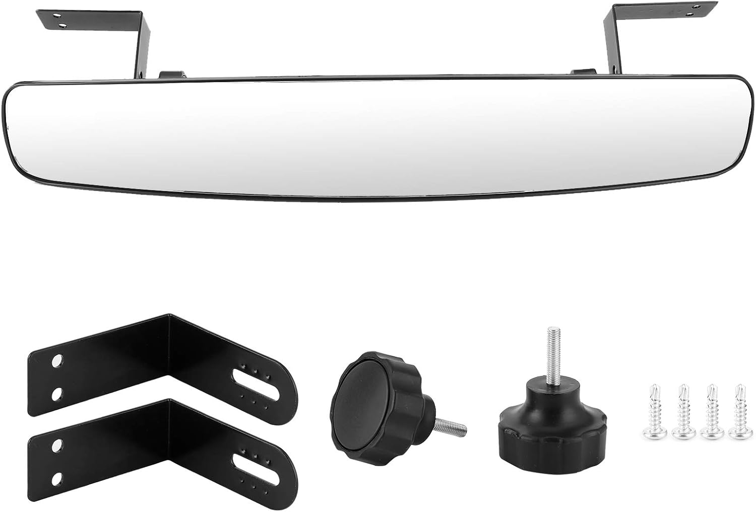 Espejo retrovisor, gran angular de 180 grados, vista panorámica del coche, espejo retrovisor central convexo, apto para E Z GoClub Car, carretilla