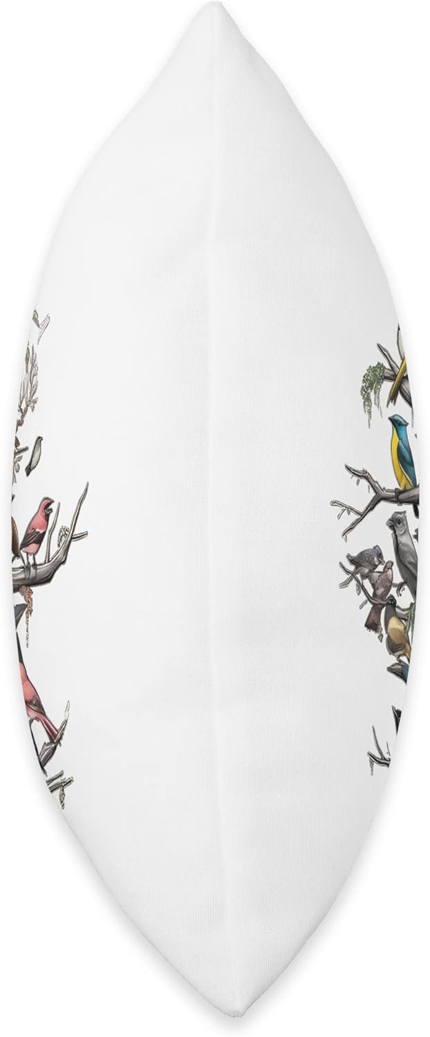Vogelliebhaber & Vogel Beobachter Store Tree Bird Observation Throw Pillow, 16×16, Multicolor