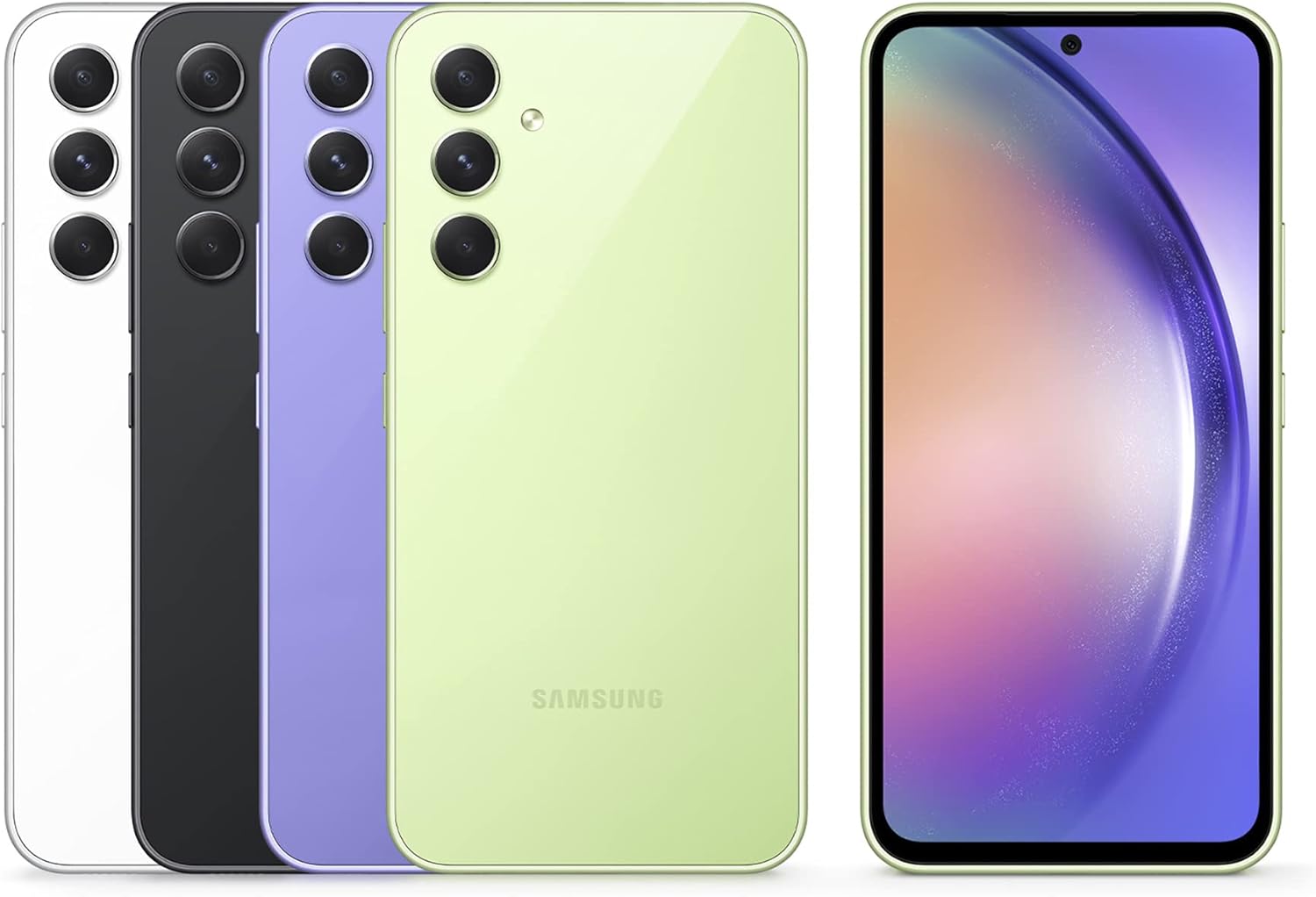 SAMSUNG Galaxy A54 5G SM-A546BDS Dual Hybrid SIM Exyonos 1380 Android Smartphone, pantalla AMOLED dinámica de 6.4 pulgadas, batería de 5000 mAh, 256
