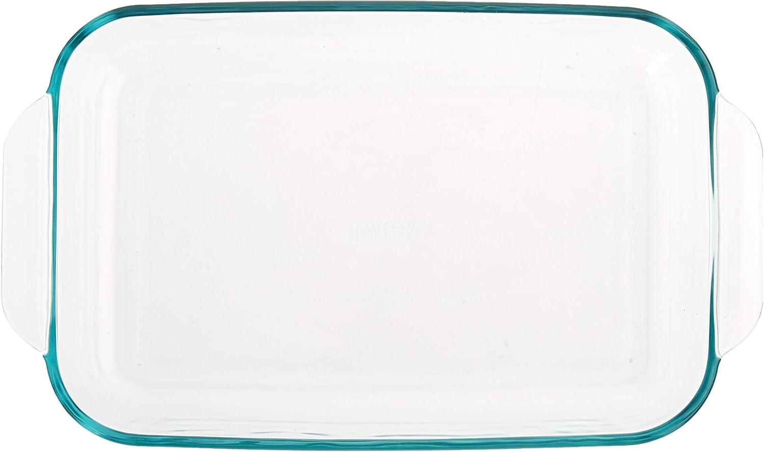 Pyrex, Clear Basics – Plato para hornear oblonga de vidrio de 2 cuartos de galón, 11.1 pulgadas x 7.1 pulgadas x 1.7 pulgadas, rectangular de 2