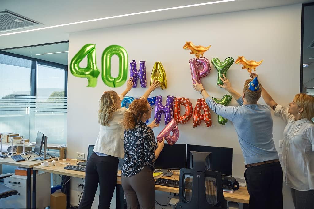 Globo verde claro de 40 pulgadas con el número 0, helio de aluminio de Mylar grande para 2024, 10, 20, 30, 40, 50, 60, 70, 80, decoración de fiesta
