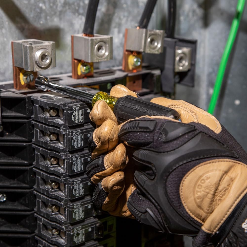 Klein Tools Juego de herramientas 631M, fabricado en Estados Unidos, destornilladores de tuercas magnéticos, tamaños 316, 14, 516, 1132, 38, 716 y