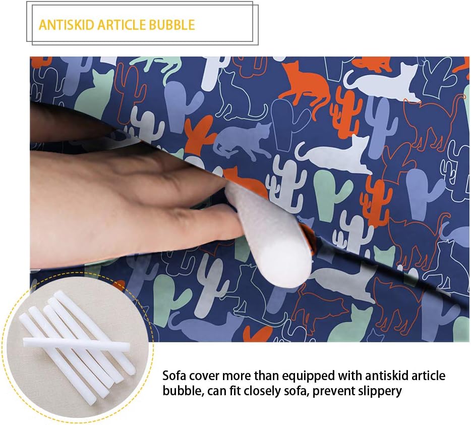Fundas de sofá de 1 pieza, diseño de pavo y calabaza, funda elástica para sofá de 2 cojines, protector de muebles decorativo para sala de estar