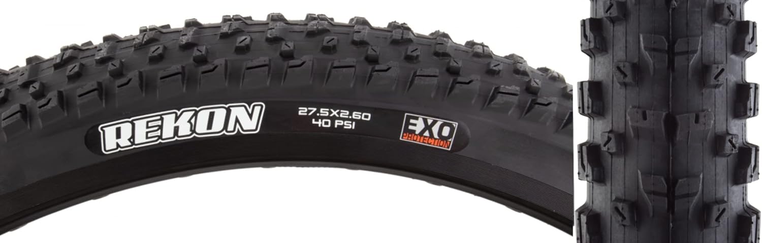 MAXXIS Rekon Neumático – 27.5 x 2.6, Clincher, Alambre, Negro, EXO