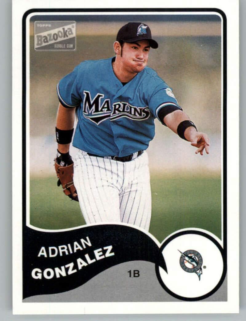 2003 Bazooka #233 Adrian Gonzalez NM-MT Florida Marlins Baseball MLB