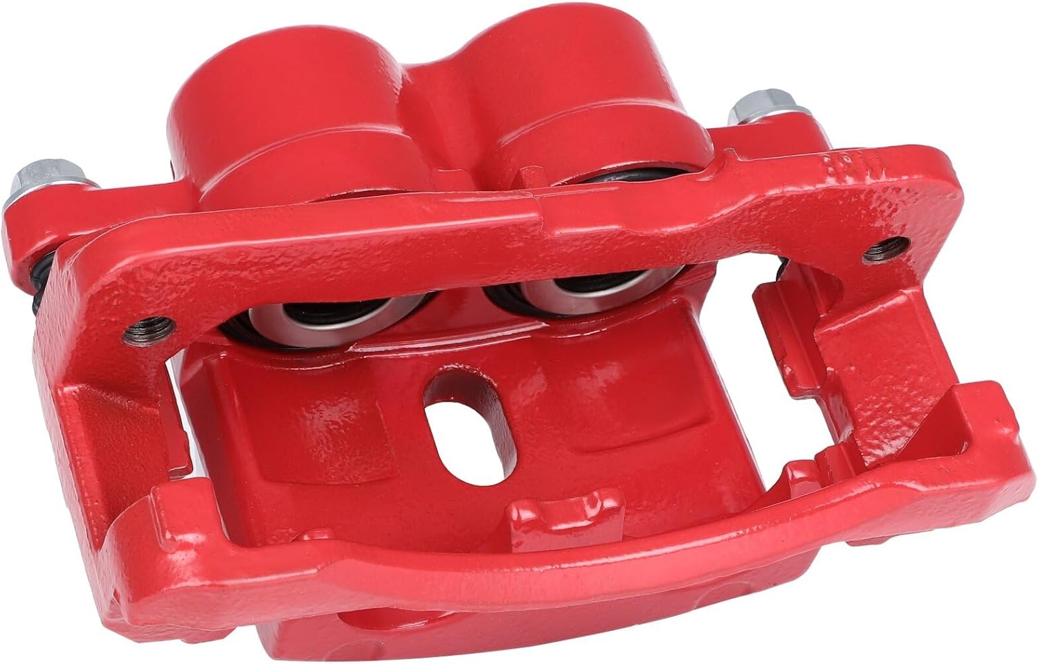 SCITOO Pinza de freno delantera izquierda con soporte 18-B4729 rojo compatible para Cadillac 02-06 para Chevrolet 99-13 para GMC 99-13 para Hummer