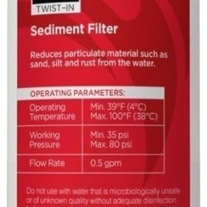 AQUATICLIFE – Cartucho de filtro de reemplazo de sedimentos de 5 micrones para unidades RORODI de ósmosis inversa AQUATICLIFE – Cartucho de filtro de reemplazo de sedimentos de 5 micrones para unidades RORODI de ósmosis inversa