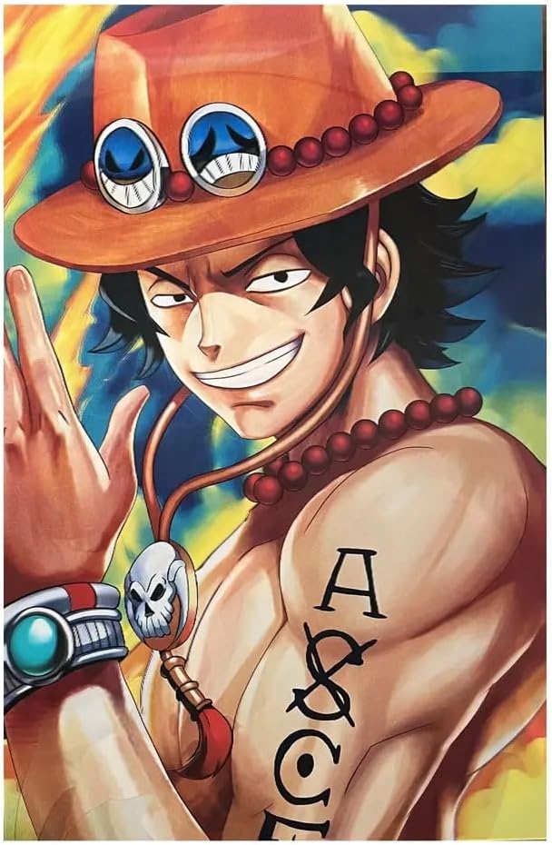 Pósteres de anime 3D Luffy Triple Transición para decoración de pared, juego de 3 imágenes únicas en 1 póster