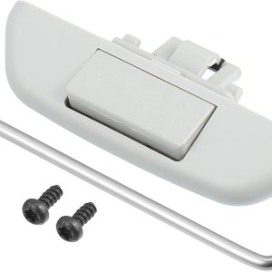 Manija de sombra trasera para techo corredizo compatible con Audi Q7 2010-2015, plástico duradero gris Manija de sombra trasera para techo corredizo compatible con Audi Q7 2010-2015, plástico duradero gris