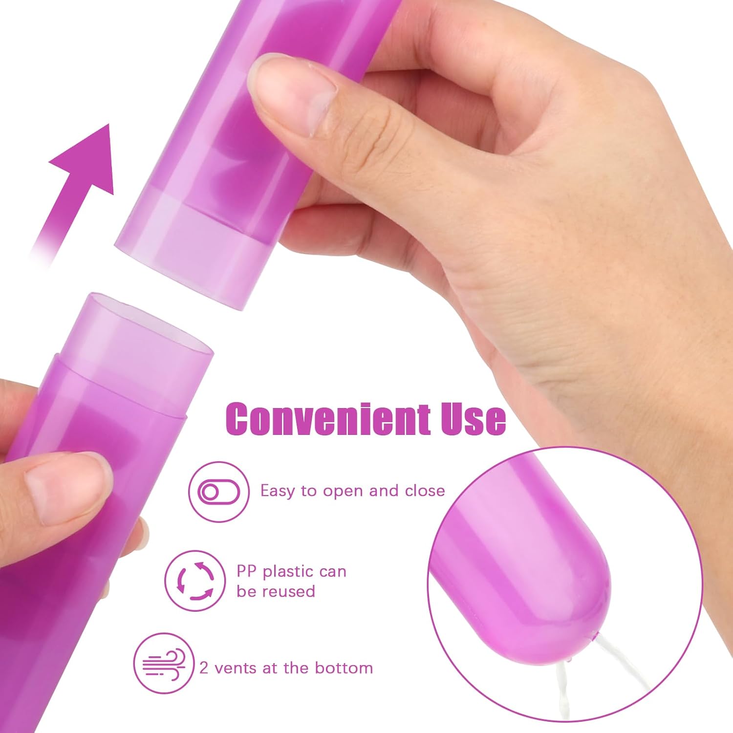 Eaezerav Paquete de 6 fundas para cepillos de dientes de viaje, soporte portátil transpirable para cepillos de dientes, contenedor de plástico para