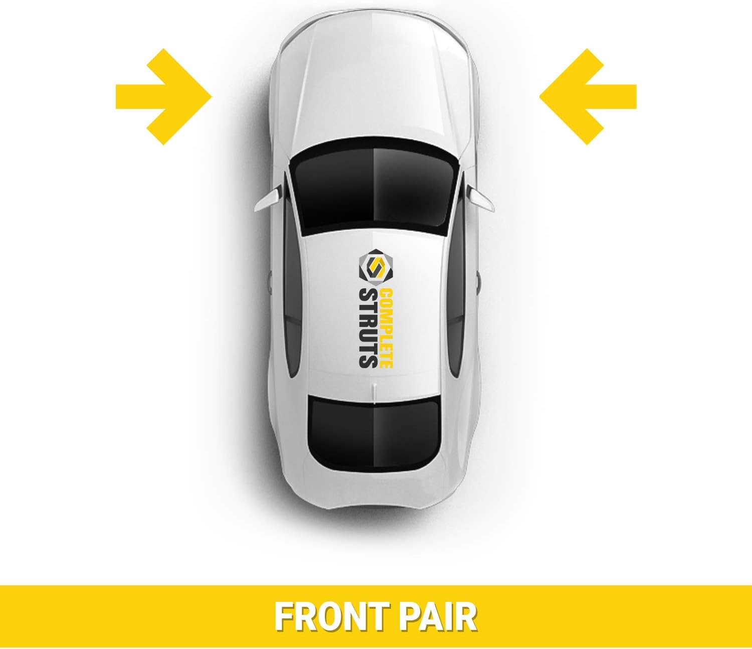 COMPLETESTRUTS – Conjunto de puntal completo rápido delantero con resortes helicoidales de repuesto para Buick Regal 1997-2004 – Juego de 2