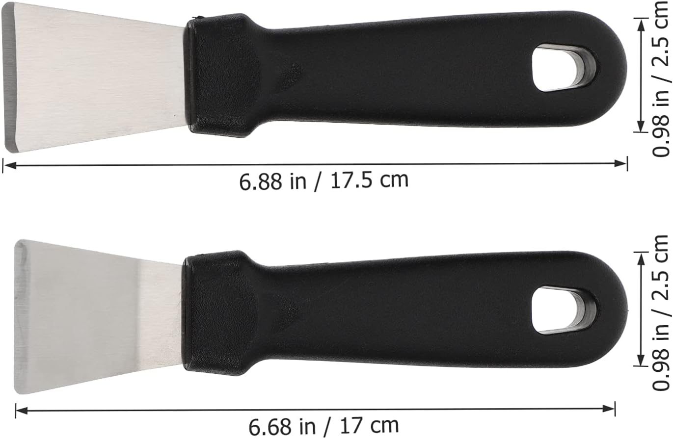 SOLUSTRE – Pala de hielo de acero inoxidable para nevera, congelador, 4 unidades