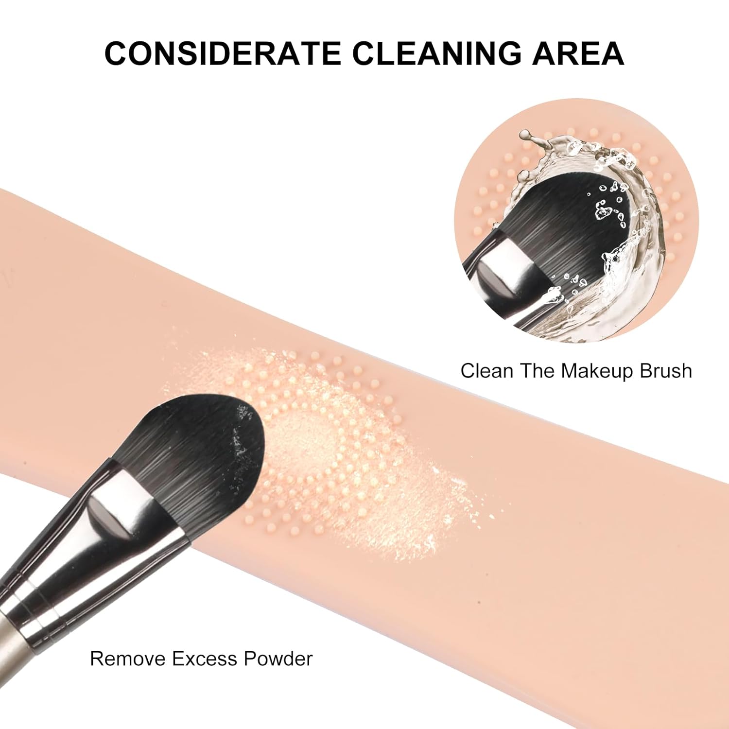 Soporte de silicona para brochas de maquillaje de viaje, soporte para brochas de maquillaje de moda para viajes, bolsa organizadora de brochas de
