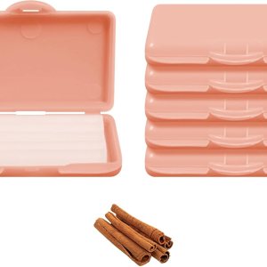 Carmel Cera de alivio de ortodoncia en caja perfumada de canela, paquete de 12, cera para aparatos dentales, dientes dañados, cera para pacientes Carmel Cera de alivio de ortodoncia en caja perfumada de canela, paquete de 12, cera para aparatos dentales, dientes dañados, cera para pacientes