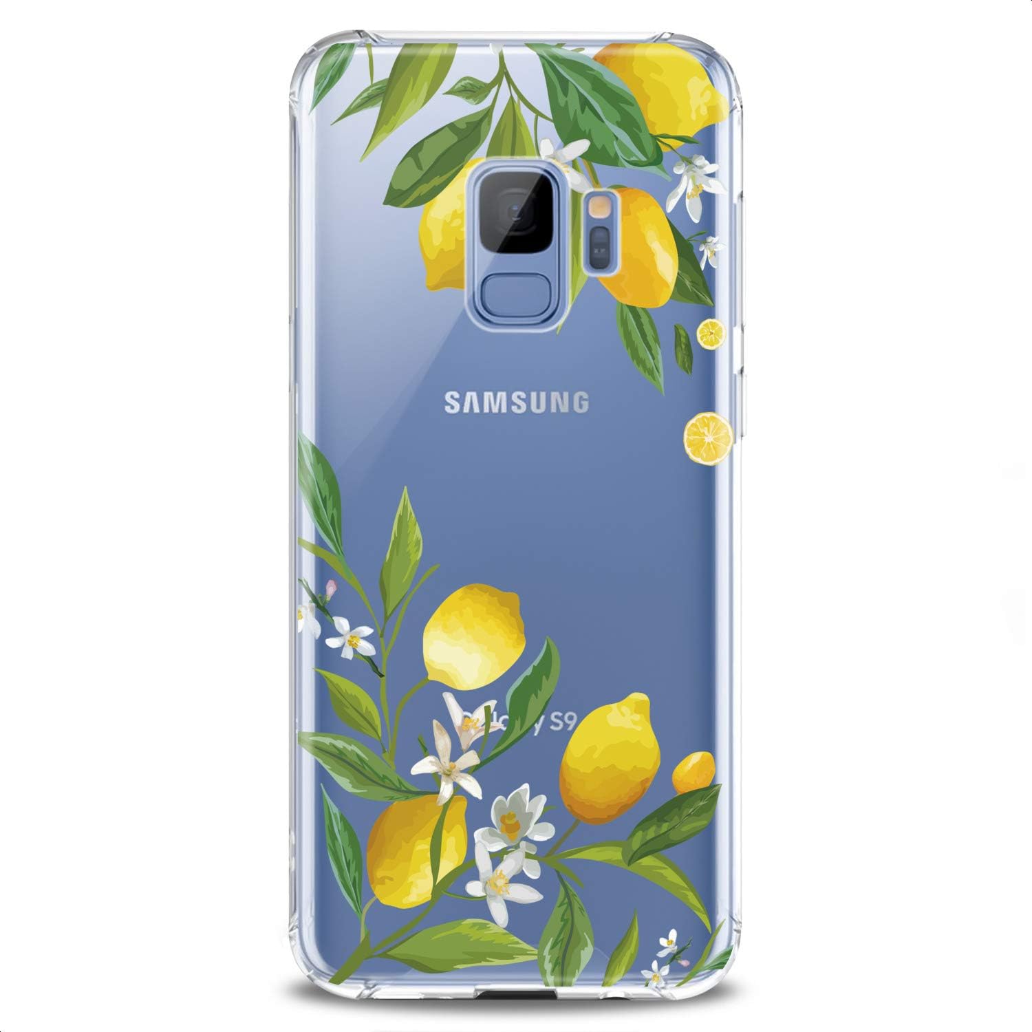 Funda compatible con Samsung S23 S22 Plus S21 FE Ultra S20+ S10 Note 20 5G S10e S9 Slim Fit Patrón Teléfono Frutas Tropical Flexible Silicona