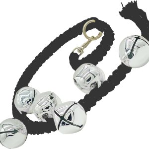 Timbres colgantes para perros  6 campanas de entrenamiento extra fuertes para perros  Timbre de puerta de cuerda trenzada ajustable y duradera para Timbres colgantes para perros  6 campanas de entrenamiento extra fuertes para perros  Timbre de puerta de cuerda trenzada ajustable y duradera para