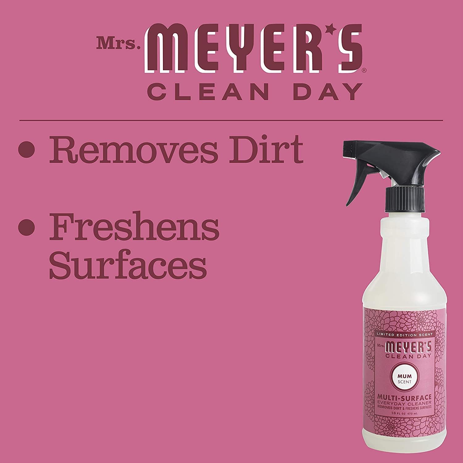 Mrs. Meyer’s – Limpiador de múltiples superficies con aroma de otoño, 1 madre, 1 sidra de manzana, 1 especia de bellota, 16 onzas cada uno, 1 CT