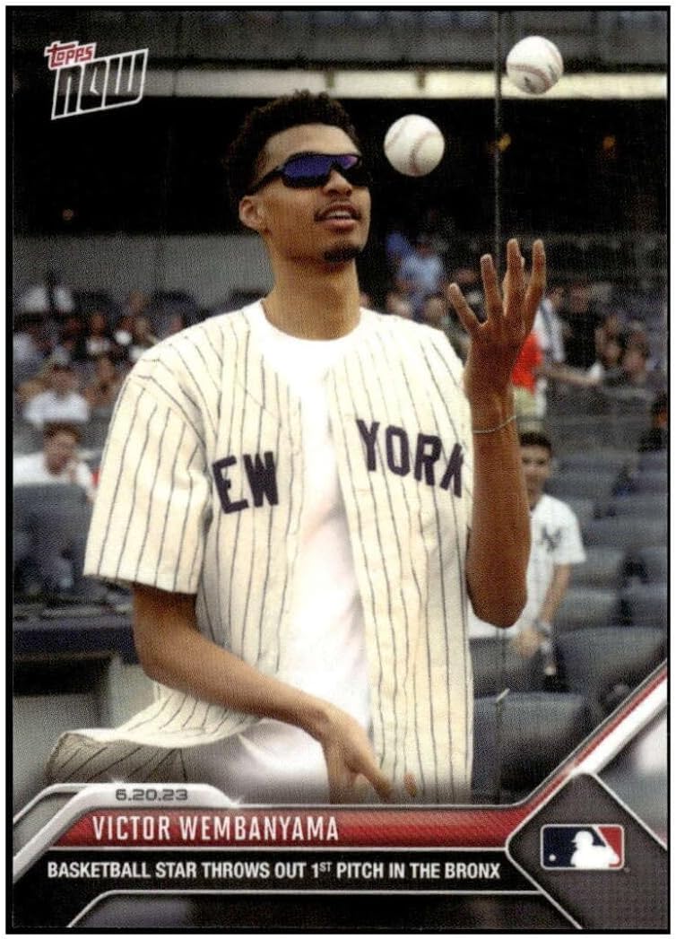 VICTOR WEMBANYAMA RC 2023 Topps NOW ROOKIE #472 Spurs NM+-MT+ NBA Basketball PR48654