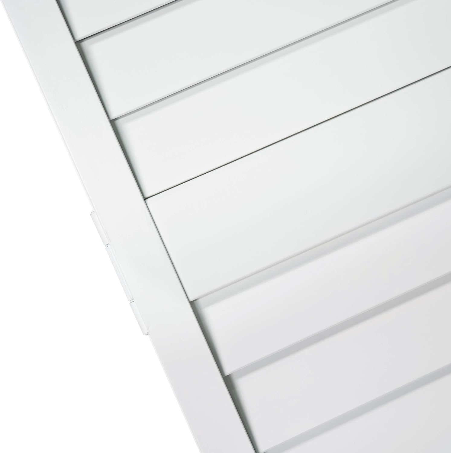 Puerta de armario, bi-plegable, rejilla de rejilla plantación imprimada blanca (28 x 80)