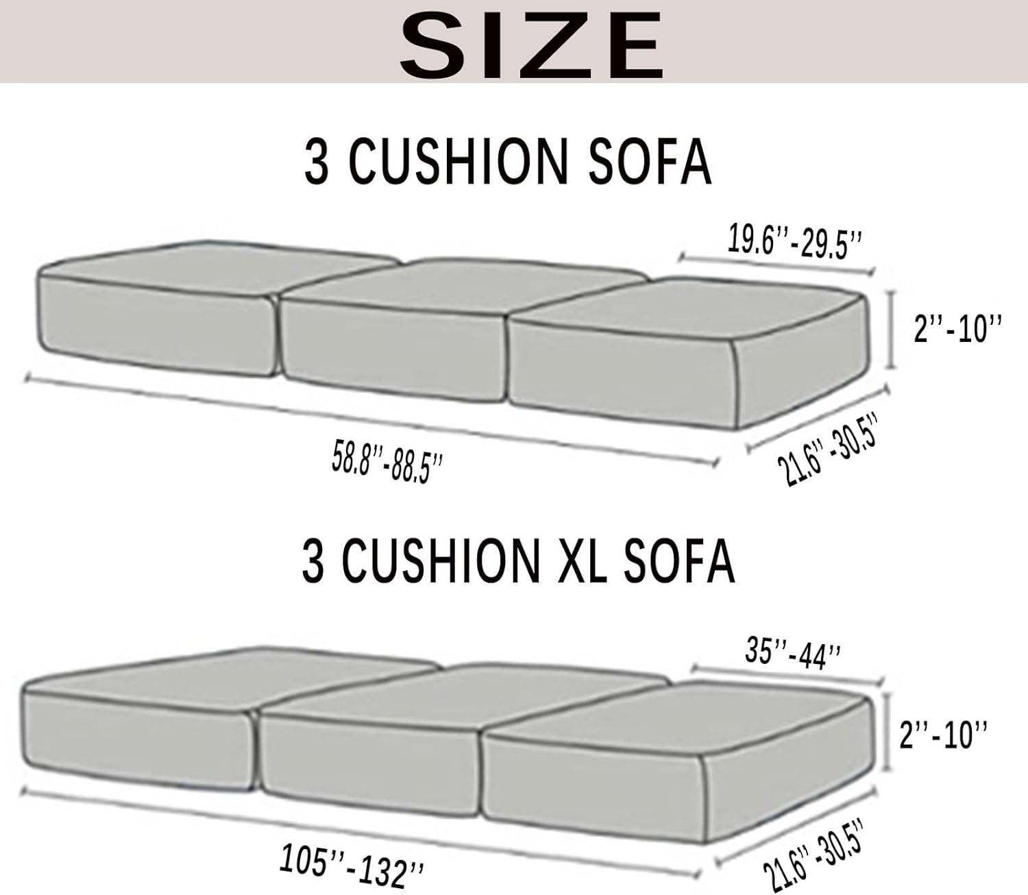 Fundas de asiento de sofá de poliuretano impermeables, fundas de cojín elásticas para sofá, funda de sofá gruesa adecuada para funda de sofá