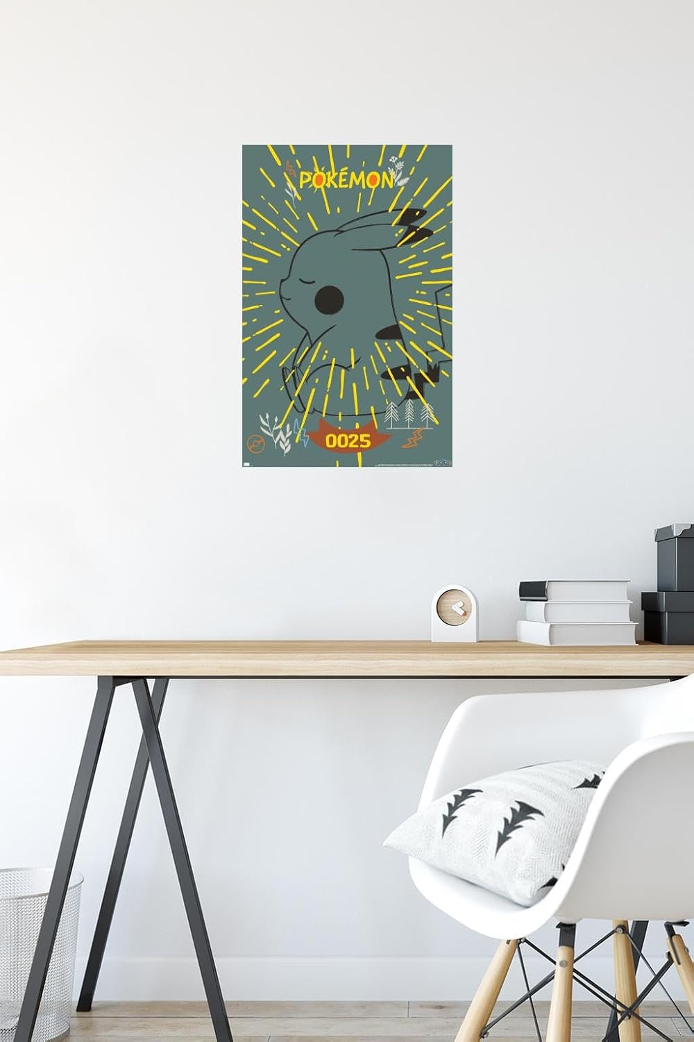 Trends International Pokémon – Póster de pared de Pikachu Peaceful Nature