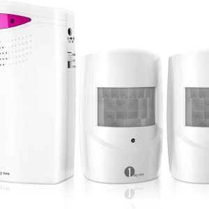 Alarma de entrada inalámbrica para exteriores, alarma con sensor de movimiento 1byone de 1000 pies, alcance extra fuerte, sistema de alarma de Alarma de entrada inalámbrica para exteriores, alarma con sensor de movimiento 1byone de 1000 pies, alcance extra fuerte, sistema de alarma de