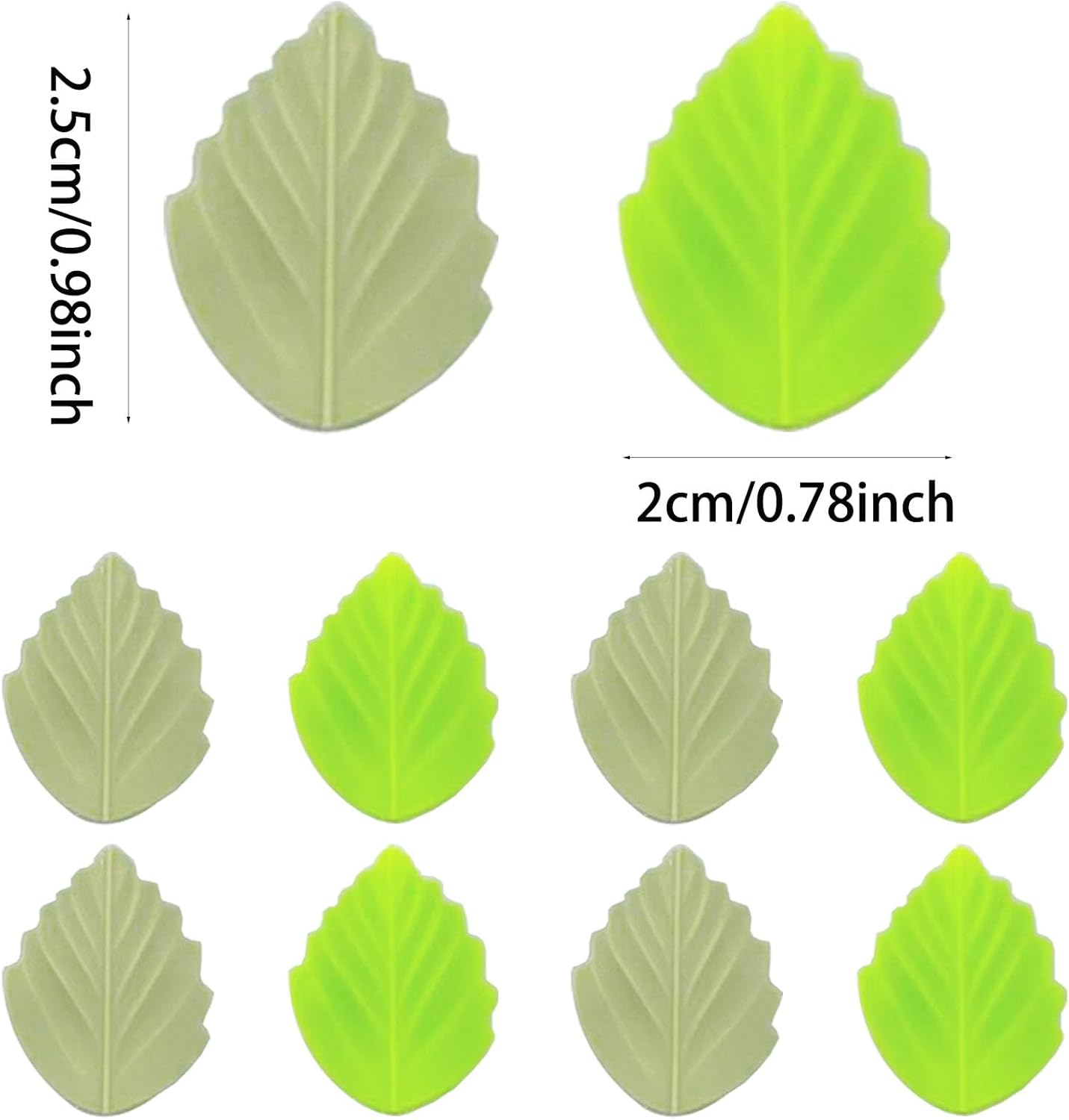 20 protectores de punto de aguja de tejer de punto, protectores de puntos de agujas de hojas, tapones de punto para agujas de tejer, suministros