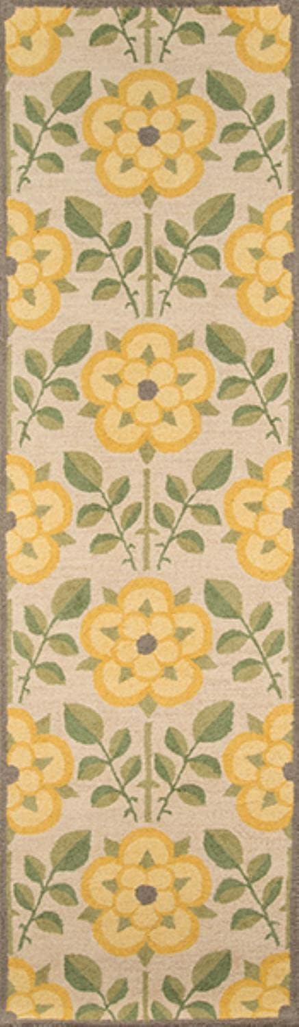 Momeni Rugs Newport Collection, alfombra contemporánea 100% de lana copetuda a mano, 5 x 8 pies, amarillo