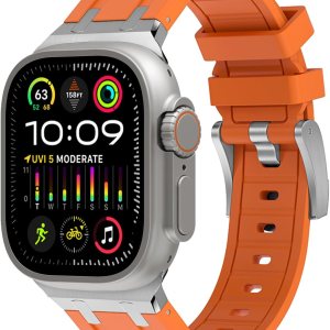NewWays Correa para Apple Watch Ultra Band de 1.929 in, 1.772 in, 1.732 in, 1.654 in, 1.614 in, 1.575 in, 1.496 in, para hombres, correa de goma de NewWays Correa para Apple Watch Ultra Band de 1.929 in, 1.772 in, 1.732 in, 1.654 in, 1.614 in, 1.575 in, 1.496 in, para hombres, correa de goma de