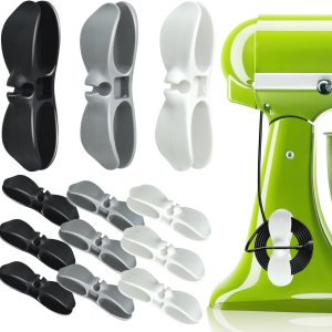 Organizador de cables para electrodomésticos, 12 unidades para aparatos de cocina, enrollador de cables, organizador de cables, soporte para pegar Organizador de cables para electrodomésticos, 12 unidades para aparatos de cocina, enrollador de cables, organizador de cables, soporte para pegar