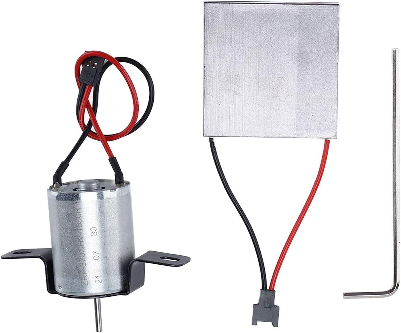 Zixyqol Piezas de reparación de ventilador de chimenea con alimentación térmica, motor de hoja de generador de ventilador de chimenea universal, kit